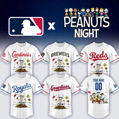 Baseball x Peanuts Night Limited Custom Jersey