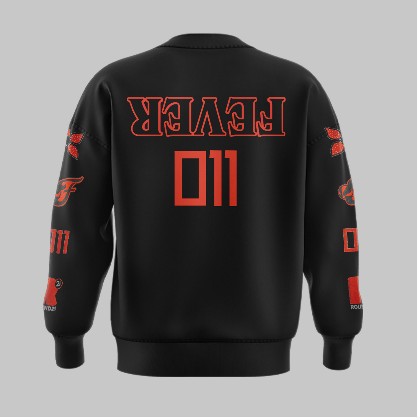 Indiana Fever Stranger Things Rebel Swingman Limited Edition Black Sweatshirt