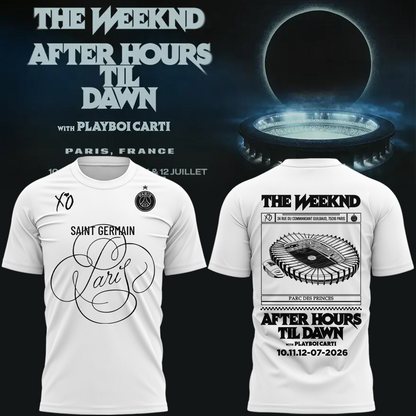 Paris Saint-Germain F.C. x The Weekend White Tshirt 2026