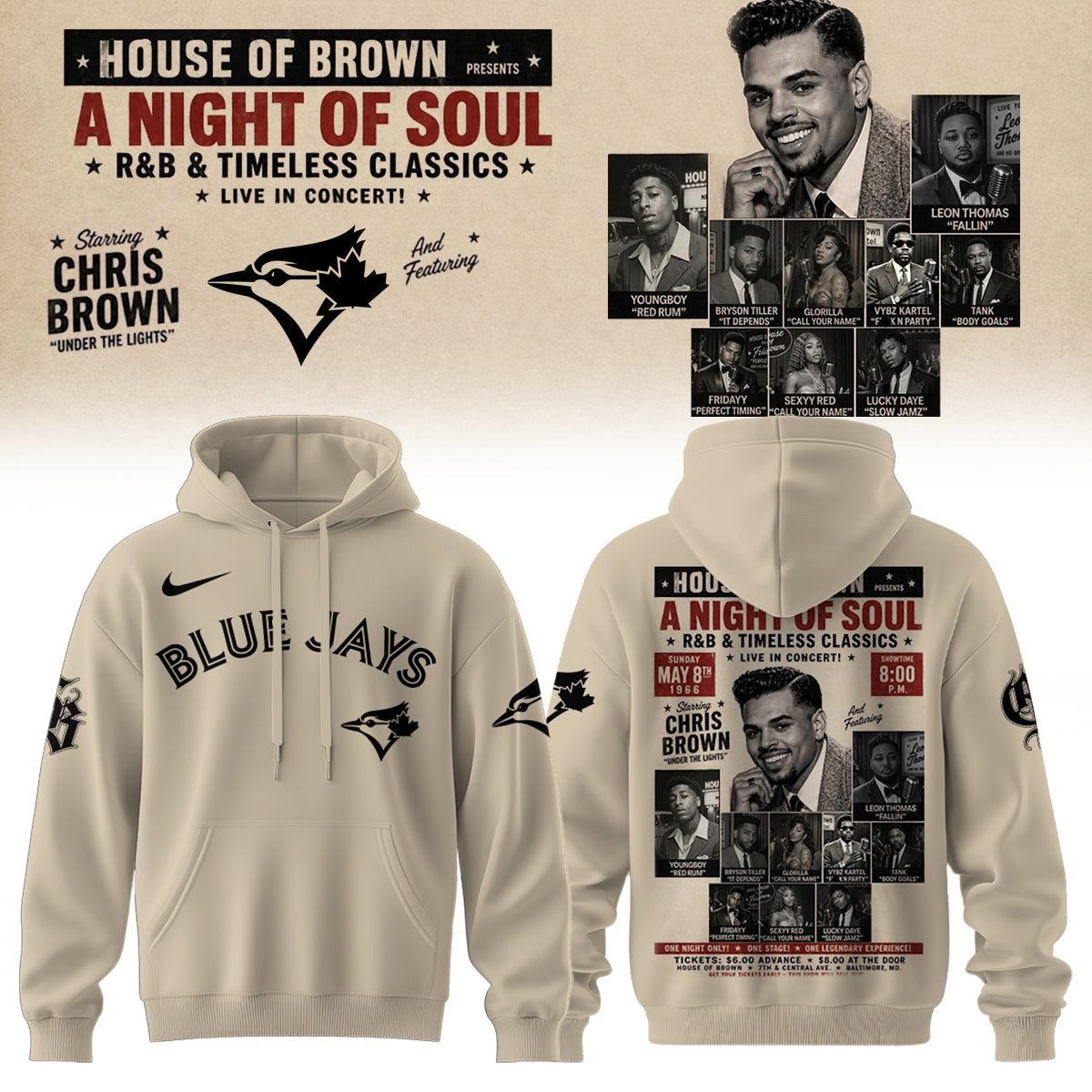 Chris brown x Baseball – New Hoodie ( All Teams )