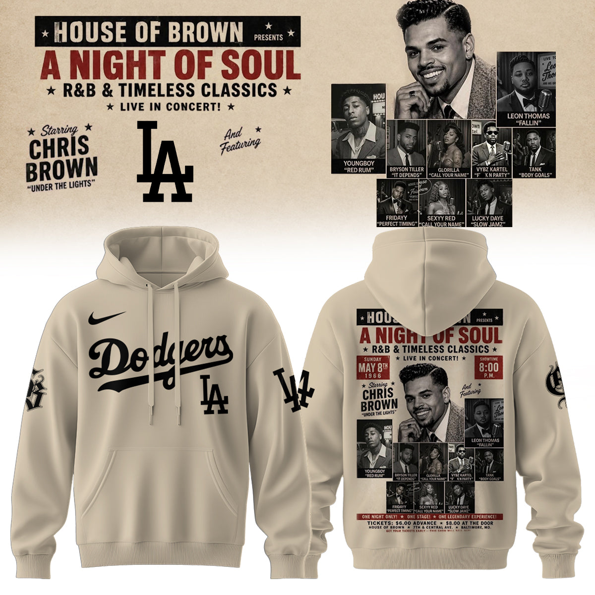 Chris brown x Baseball – New Hoodie ( All Teams )