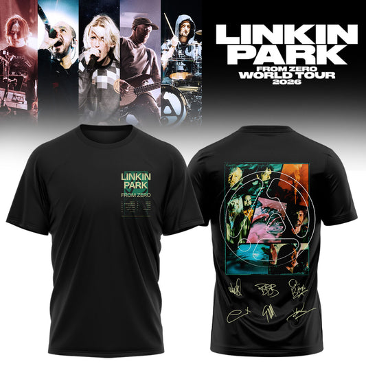 Linkin Park From Zero World Tour 2026 Signed TShirt