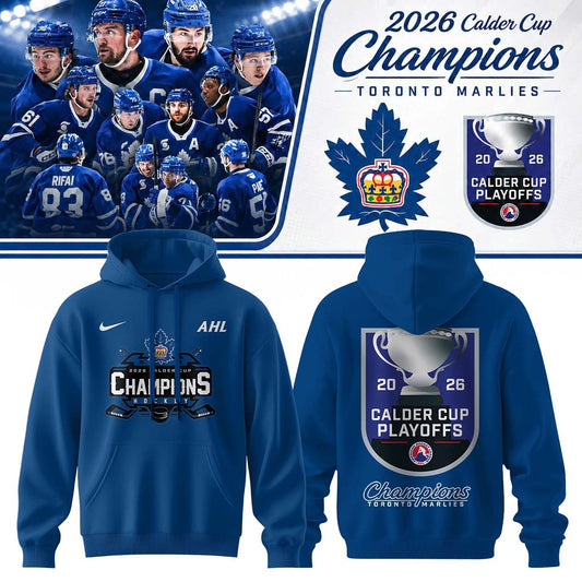 Toronto Marlies: 2026 Calder Cup Champions – Limited Edition Hoodie