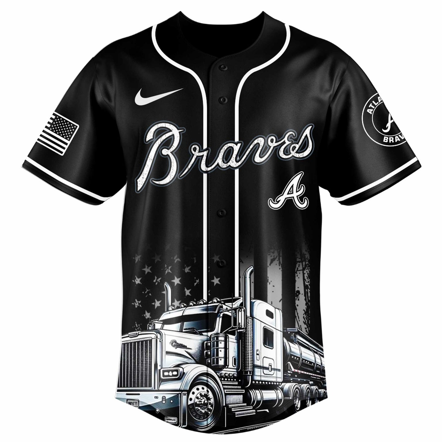 Atlanta Braves Nation Truck Driver Appreciation Week Limited Edition Jersey 2025