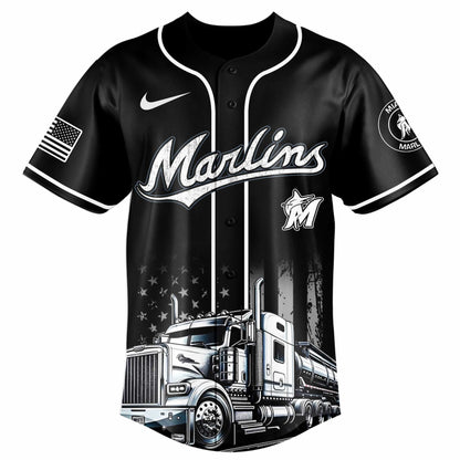 Miami Marlins Nation Truck Driver Appreciation Week Limited Edition Jersey 2025