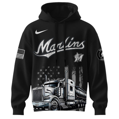 Miami Marlins Nation Truck Driver Appreciation Week Limited Edition Hoodie 2025