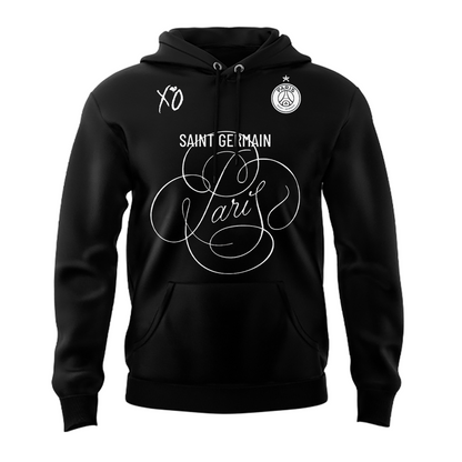 Paris Saint-Germain F.C. x The Weekend Black Hoodie 2026