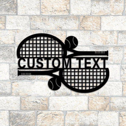 Tennis Sign, Custom Tennis Metal Wall With Led Lights, Tennis Player Gift, Sport Lover, Fathers Day Gift, Gift For Dad, Gift For Brother.1