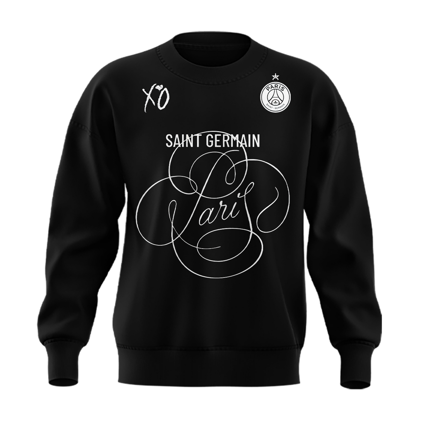 Paris Saint-Germain F.C. x The Weekend Black Sweatshirt 2026