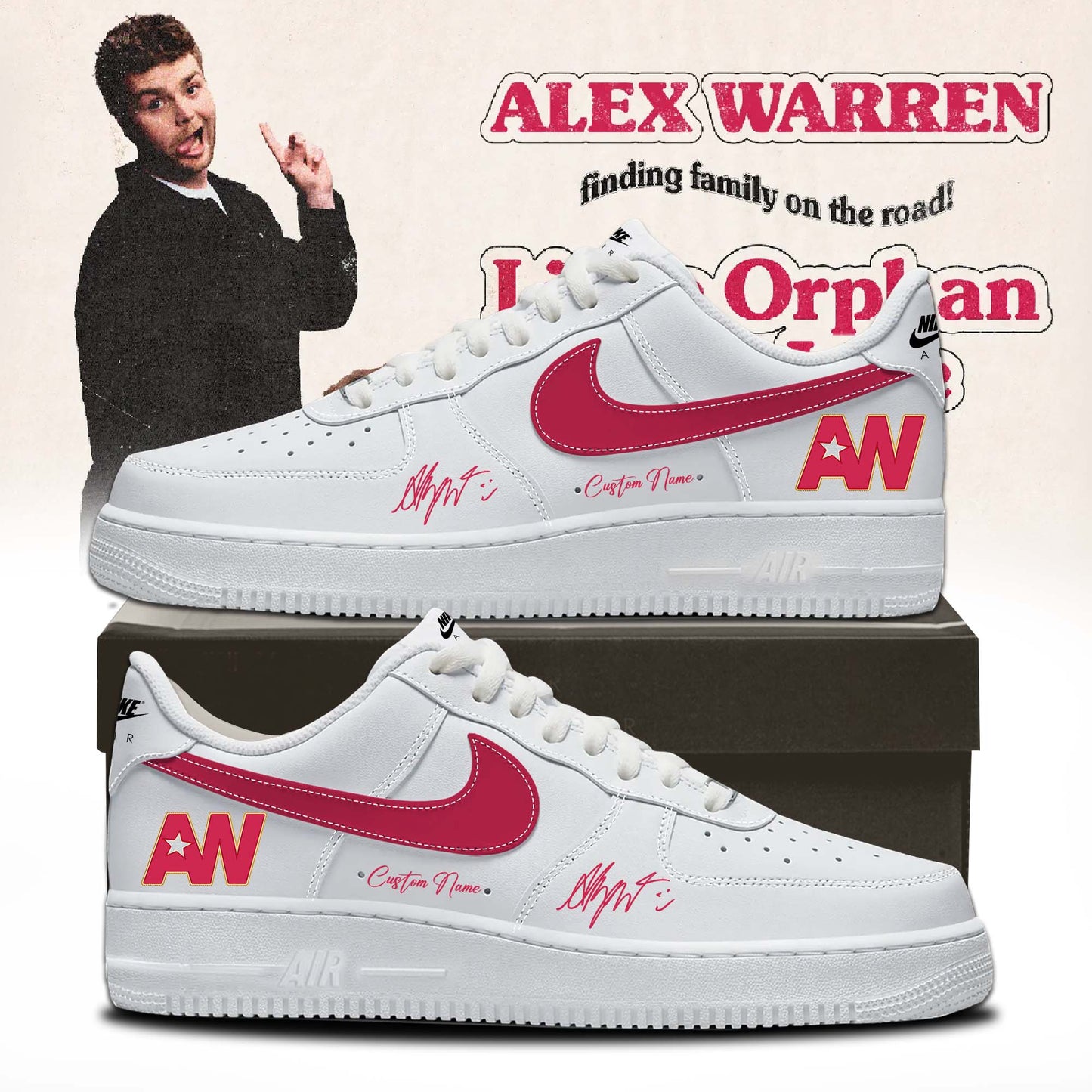,Alex Warren’s “Little Orphan Alex” Tour Shoes