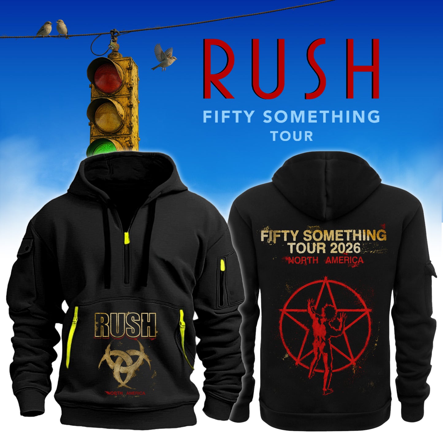 Rush “Fifty-Something Tour” 2026 Limited Edition + Selling Out Fast New Hoodie