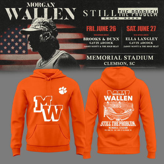 Morgan Wallen: The Clemson Takeover Hoodie Limited Tour Drop