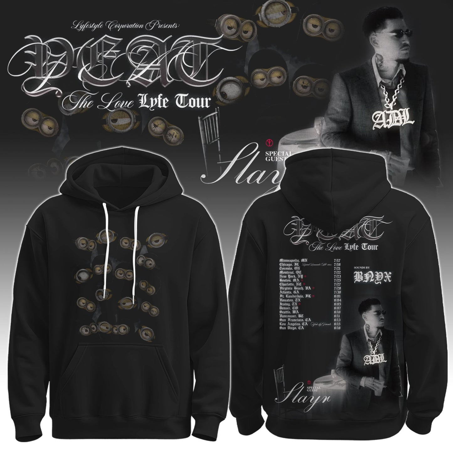 The Collaboration Yeat X Minions Limited Edition Hoodie V2
