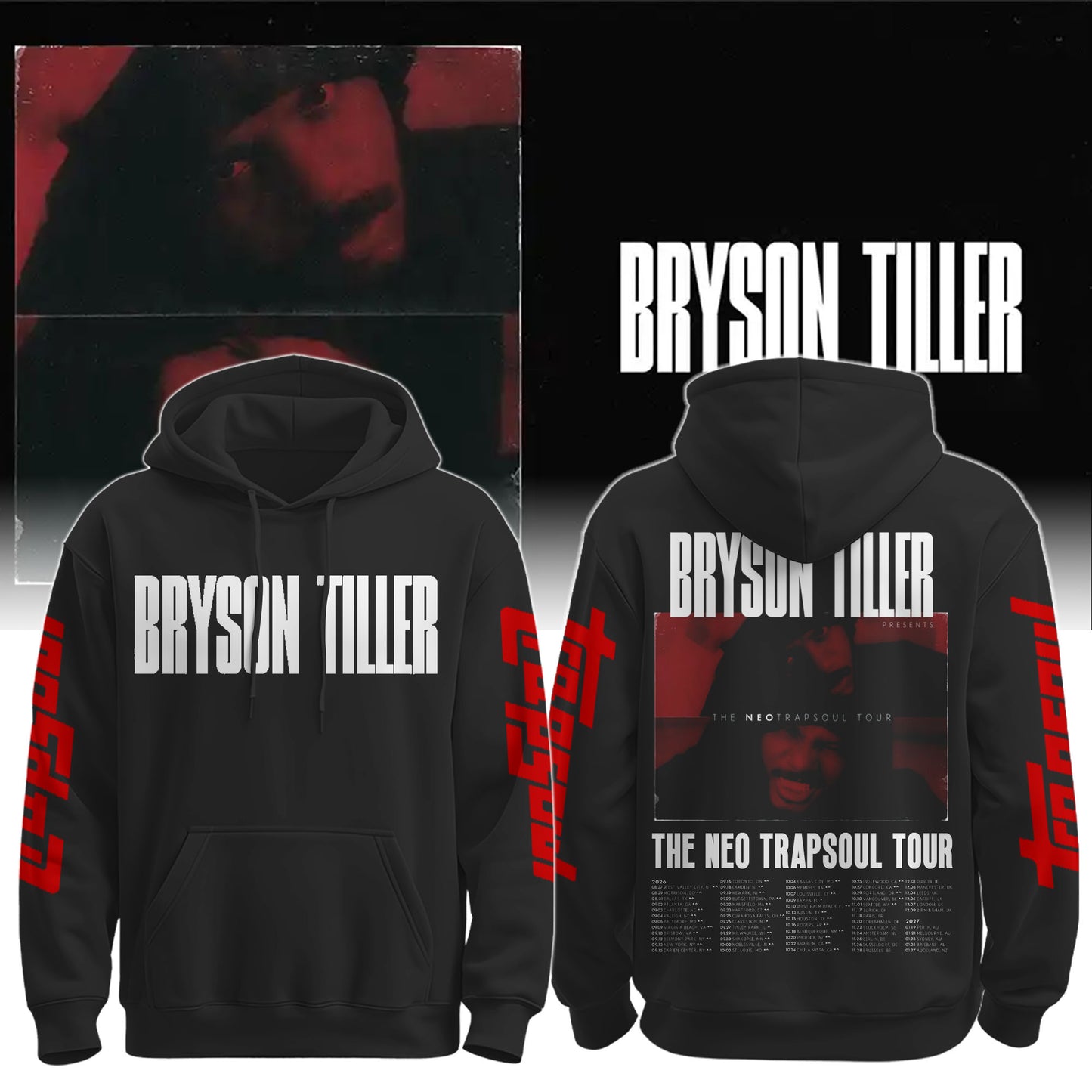 Bryson Tiller The Neo Trapsoul Tour Hoodie