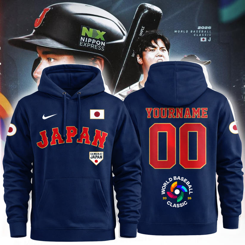 Japan Baseball 2026 World Baseball Classic Hoodie Limited