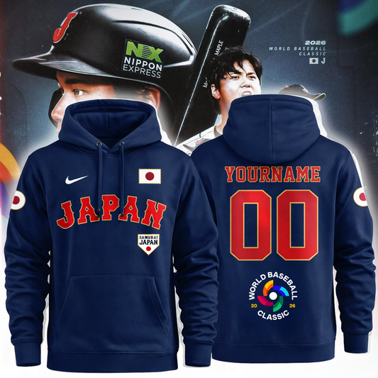 Japan Baseball 2026 World Baseball Classic Hoodie Limited