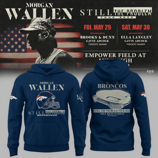 Limited Edition MWallen x Denver Broncos Hoodie 2026
