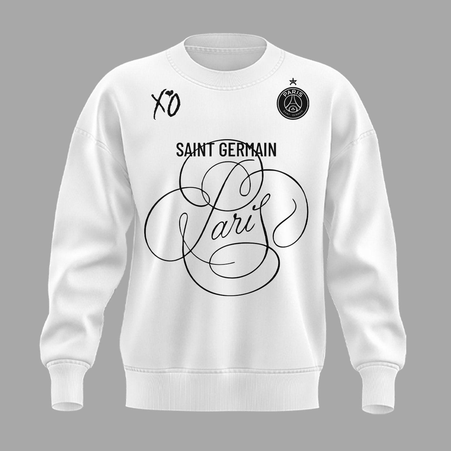 Paris Saint-Germain F.C. x The Weekend White Sweatshirt 2026