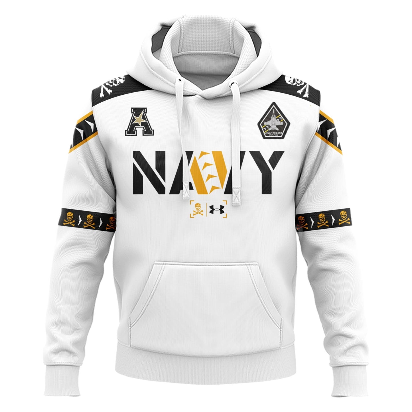 Premium Navy Midshipmen Merch For Fan - Navy Midshipmen Uniform Honoring the Jolly Rogers Hoodie