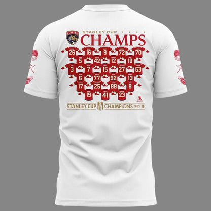 Special Edition T-Shirt Florida Panthers Back-To-Back Stanley Cup Champions 2025