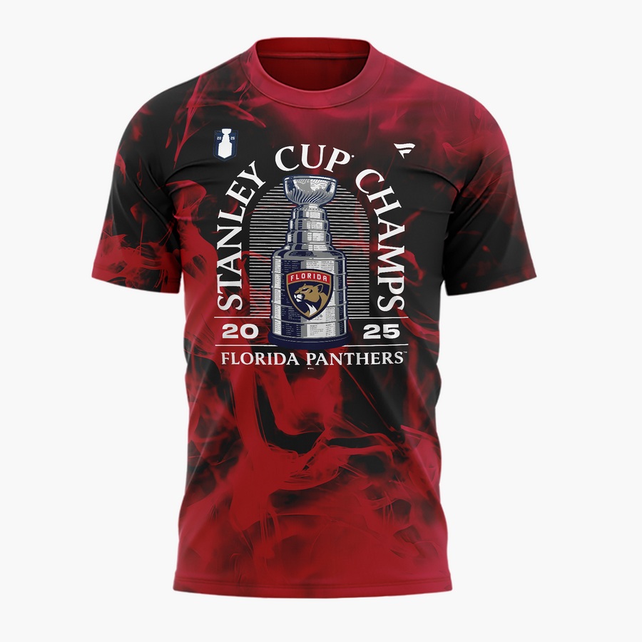 New T-Shirt Florida Panthers Back-To-Back Stanley Cup Champions