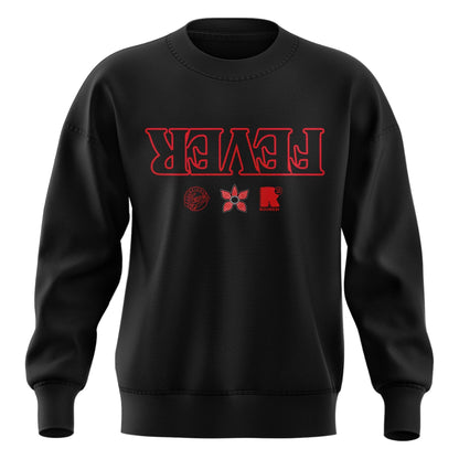 Exclusive Indiana Fever Stranger Things Rebel Swingman Sweatshirt Black
