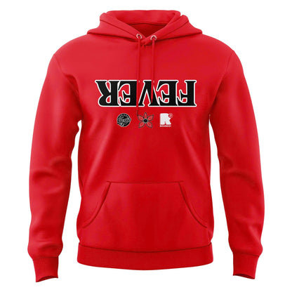 Exclusive Indiana Fever Stranger Things Hoodie Red