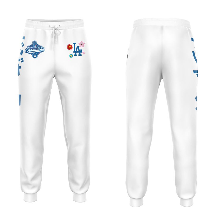 Takashi Murakami x LA Dodgers World Series Champions White Hoodie
