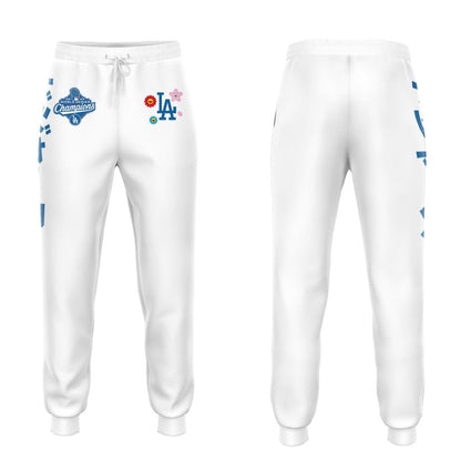 Takashi Murakami x LA Dodgers World Series Champions White Hoodie