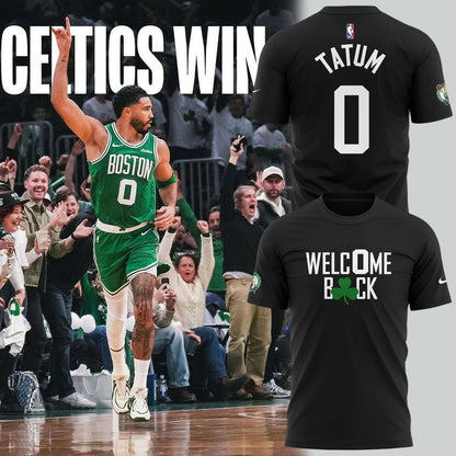 Special 2026 Jayson Tatum “Welc0me Back” Boston Celtics T-Shirt