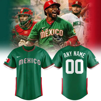 Mexico National Baseball Team 2026 World Baseball Classic Home Stadium Jersey