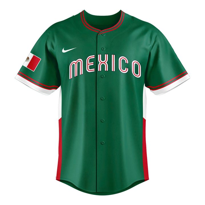 Mexico National Baseball Team 2026 World Baseball Classic Home Stadium Jersey