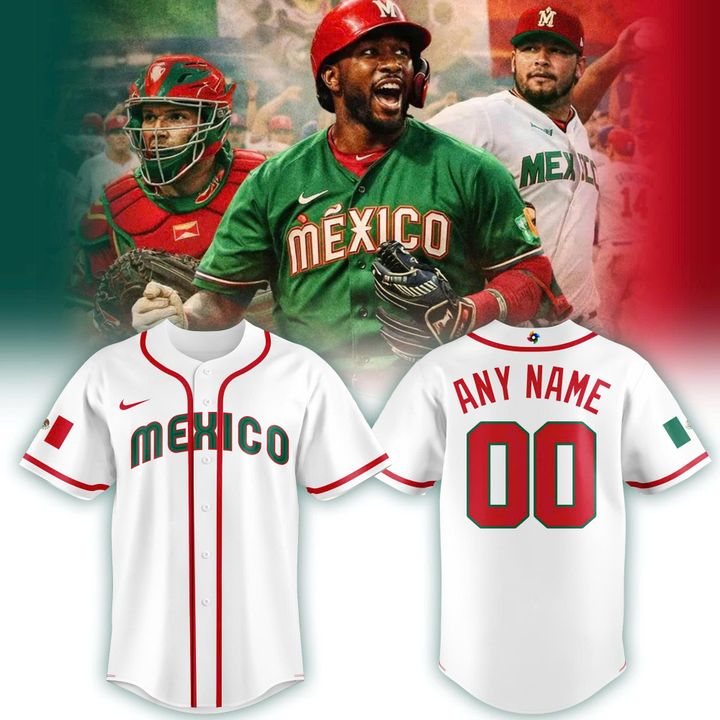 Mexico National Baseball Team 2026 World Baseball Classic Home Stadium Jersey