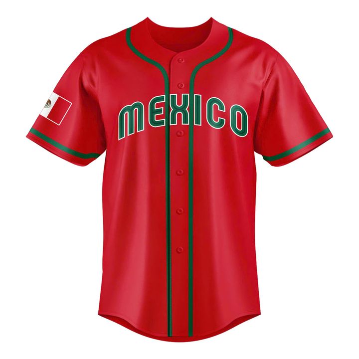 Mexico National Baseball Team 2026 World Baseball Classic Home Stadium Jersey