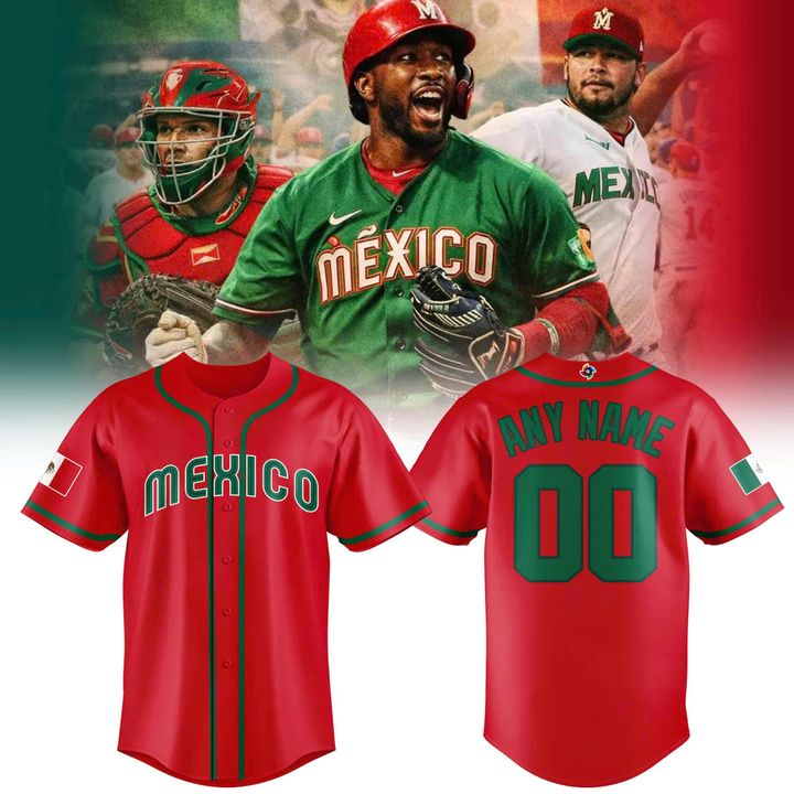 Mexico National Baseball Team 2026 World Baseball Classic Home Stadium Jersey