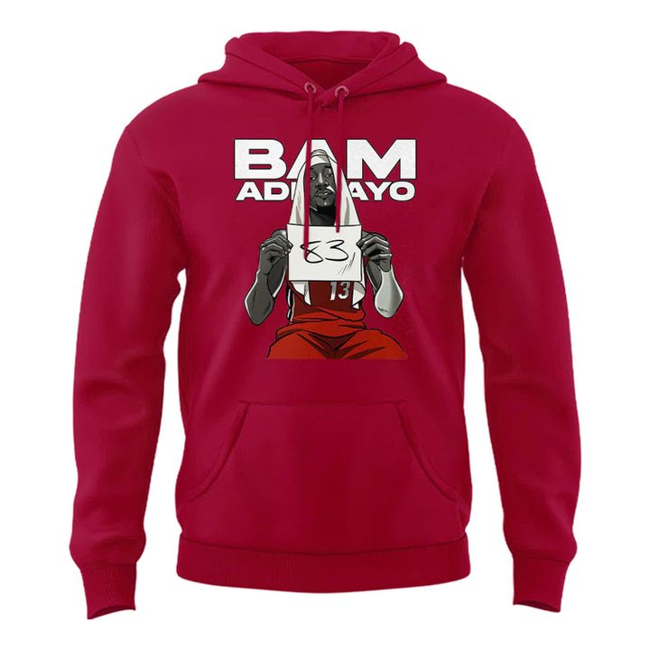 Commemorates the historic moment when Bam Adebayo scored 83 points in a single game Hoodie.