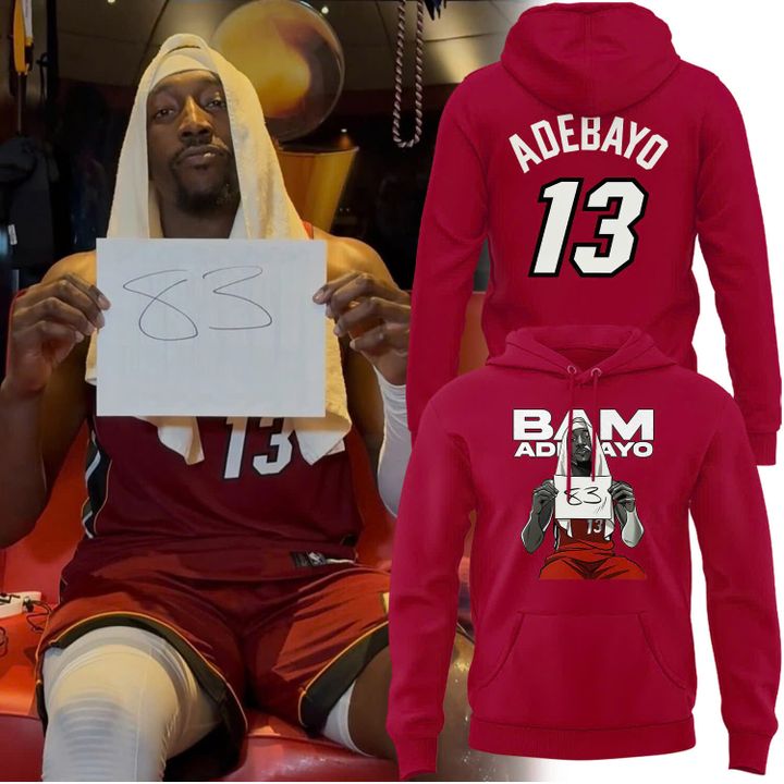 Commemorates the historic moment when Bam Adebayo scored 83 points in a single game Hoodie.