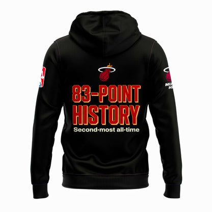 Miami HEAT - Bam Adebayo 83-Point History Limited Hoodie