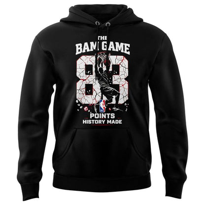 Bam Adebayo Miami Heat The Bam Game 83 Point History Made Hoodie