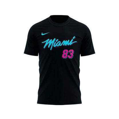Bam Adebayo “83-Point Game” Black T-Shirt.