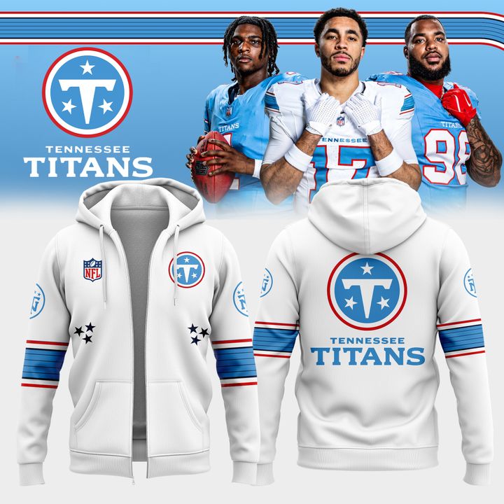 Official Tennessee Titans Cameron Ward Nike Light White Vapor F.U.S.E. Sewn Down Limited Zip Hoodie
