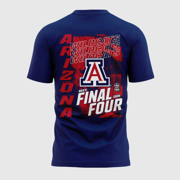 Arizona Wildcats 2026 Men's Basketball Tournament March Madness Final Four T-Shirt
