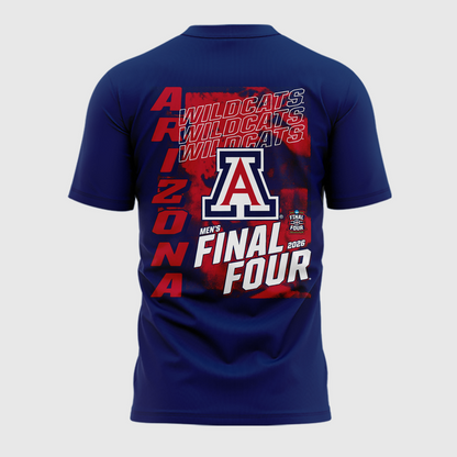 Arizona Wildcats 2026 Men's Basketball Tournament March Madness Final Four T-Shirt