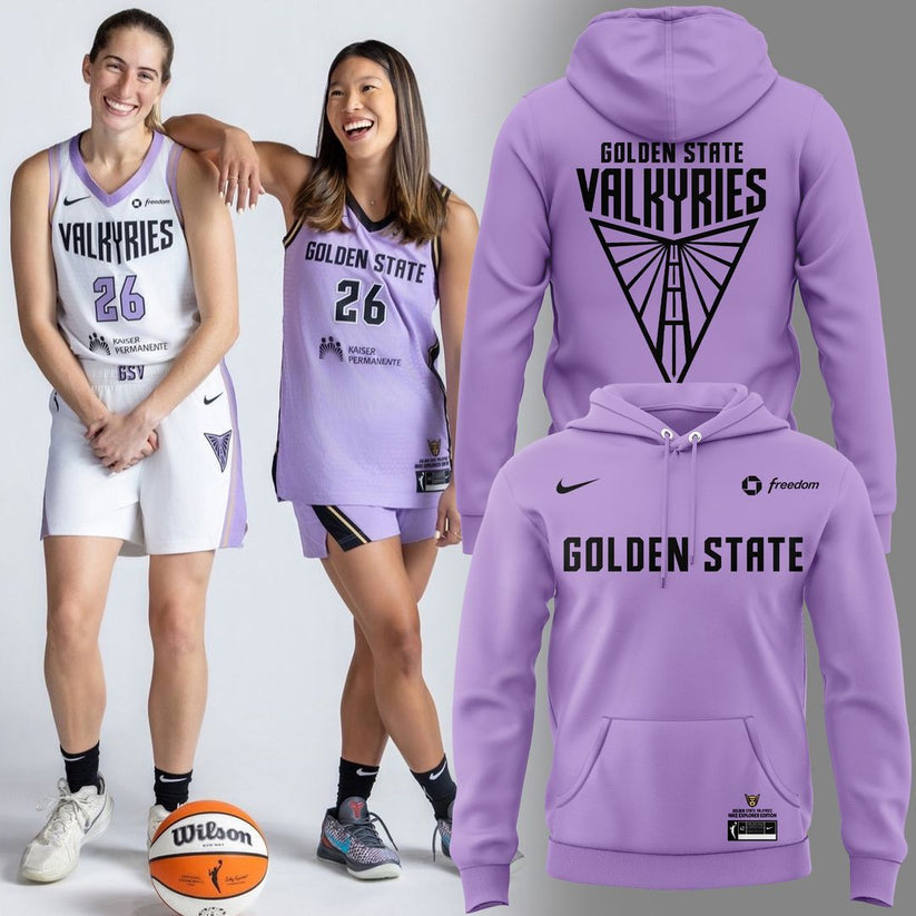 2026 Golden State Valkyries Violet and Heroine Edition Hoodie