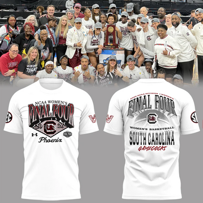 South Carolina Gamecocks 2026 NCAA Women's Basketball Tournament March Madness Final Four T-Shirt