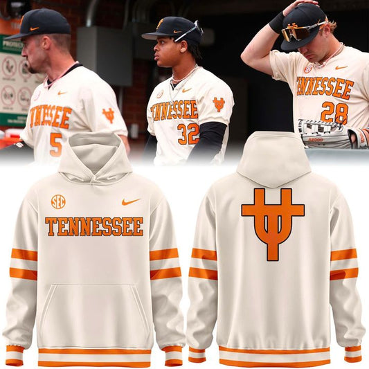 Tennessee Baseball Throwback Uniform Hoodie - Limited Edition