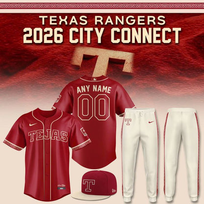 Texas Rangers 2026 City Connect Jersey - Custom