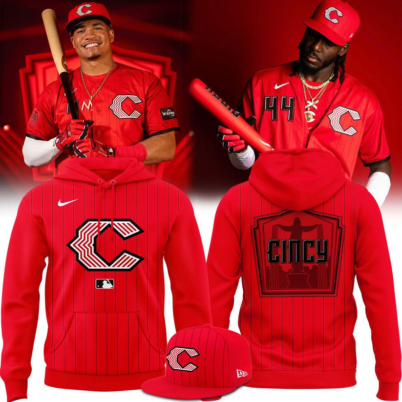 Cincinnati Reds 2026 City Connect Stadium Baseball Hoodie