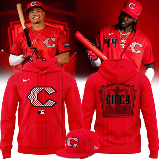 Cincinnati Reds 2026 City Connect Stadium Baseball Hoodie