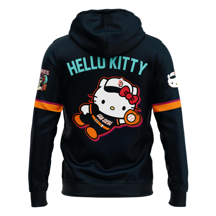 Special Edition San Diego Padres New City Connect x Hello Kitty Hoodie